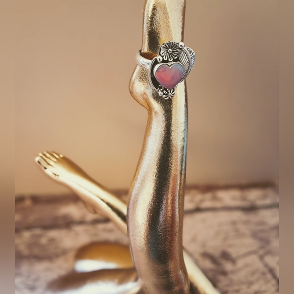 💥 Sterling Silver & Peruvian Pink Opal Jewelry Set – Timeless Elegance - Picture 14 of 14